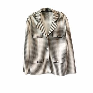 Chico's Striped Jacket NWOT